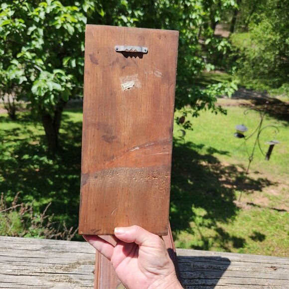 Vintage Hand Painted Floral & Candle Wood Wall Decor Set Farmhouse, Country, Rus - Picture 11 of 11